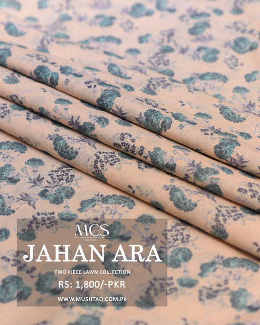 Jahan Ara 2 Pcs Lawn Collection by MCS Design -01