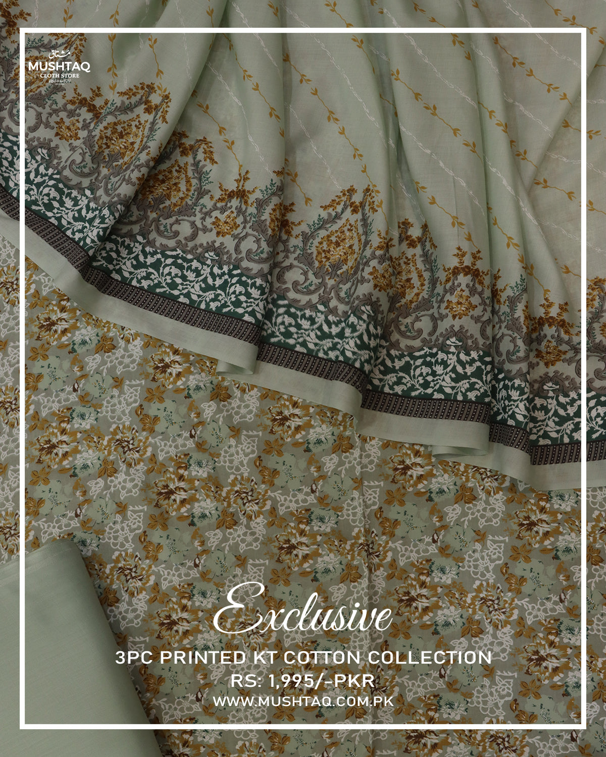 Exclusive 3Pcs Printed KT Cotton Collection Vol 2 Design - 3