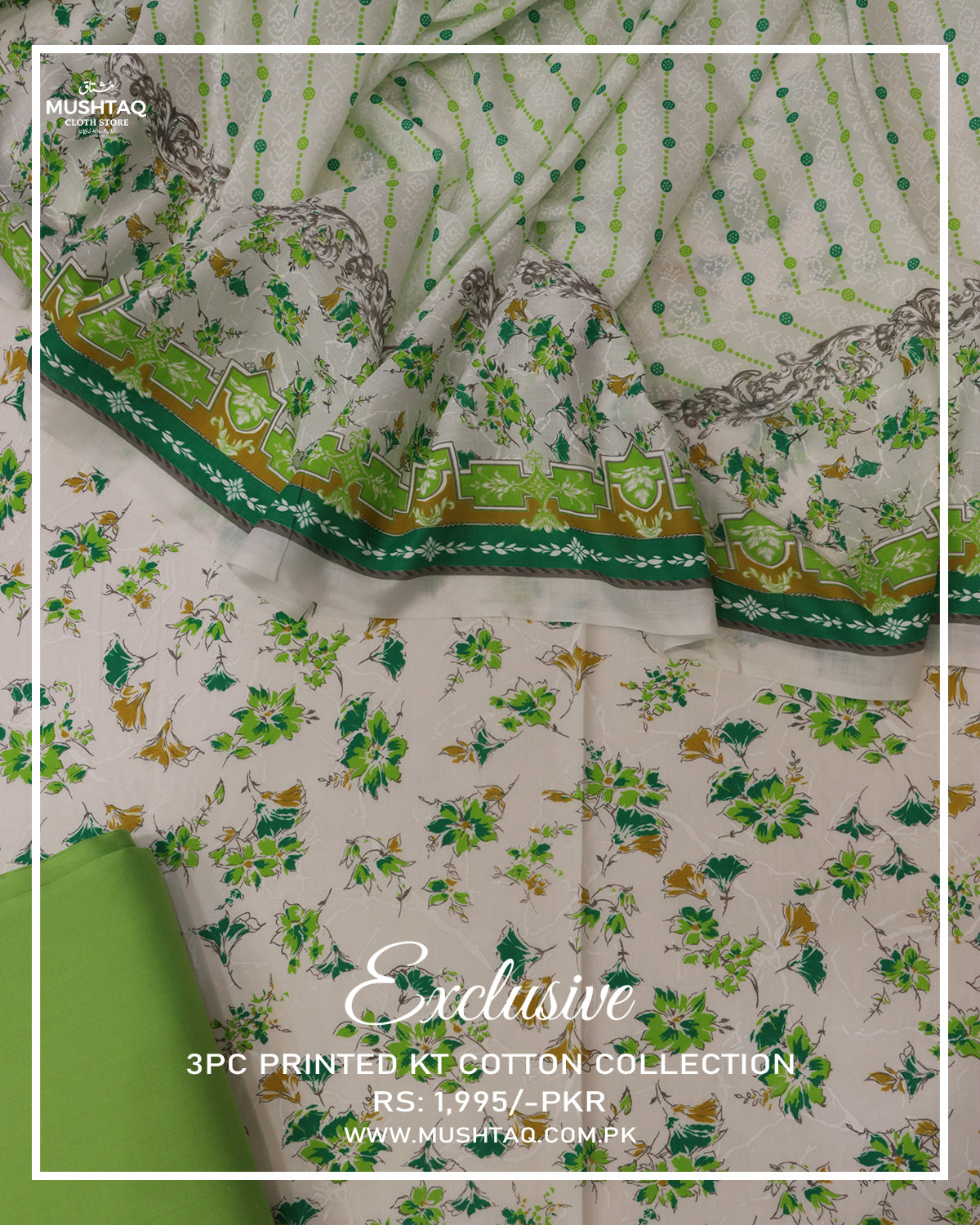 Exclusive 3Pcs Printed KT Cotton Collection Vol 2 Design - 4