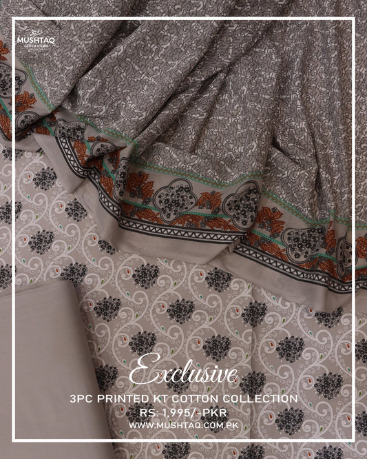 Exclusive 3Pcs Printed KT Cotton Collection Vol 2 Design - 10