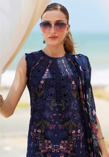 3 Piece Unstitched Embroidered Lawn Suit | EID LAWN-25-10