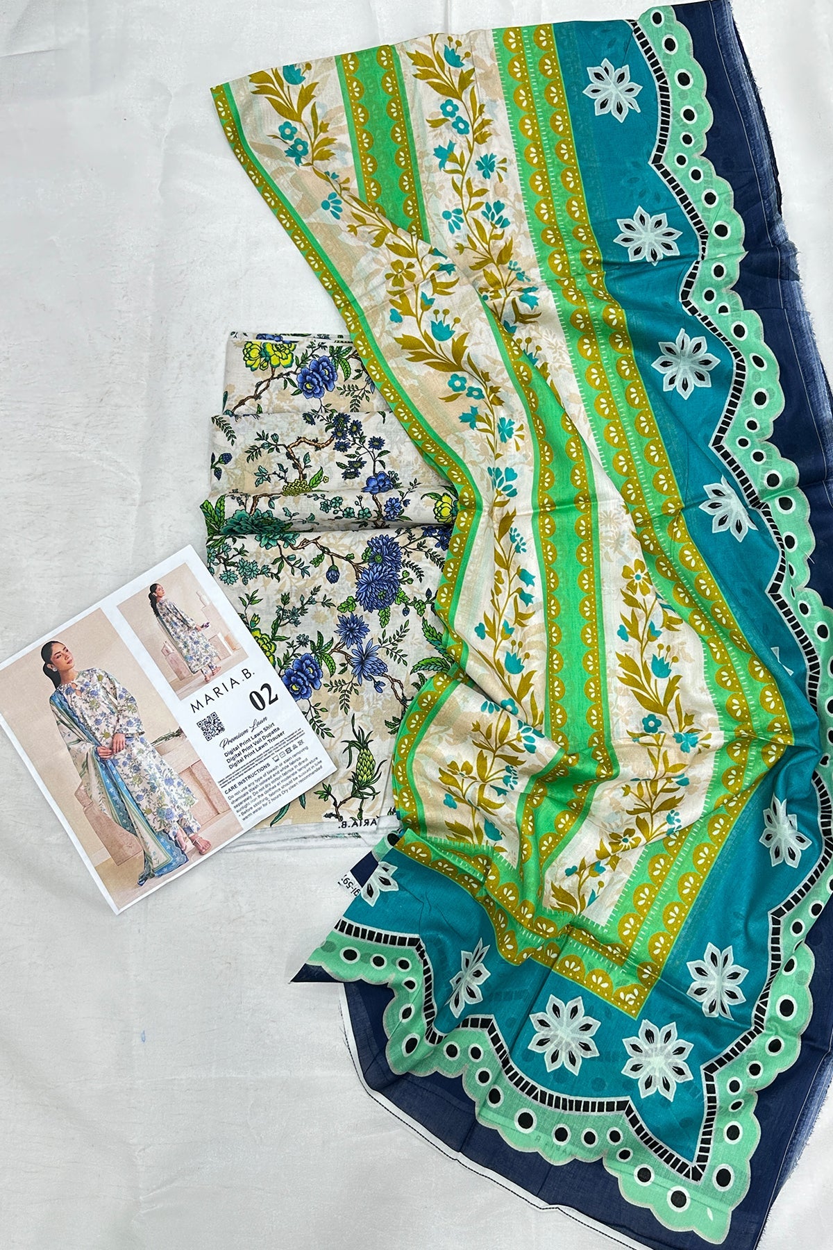 Three Pcs Printed Lawn Desgin - 6