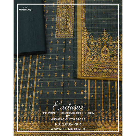 Exclusive 2Pcs printed Khaddar Collection Vol 4  Design - 2