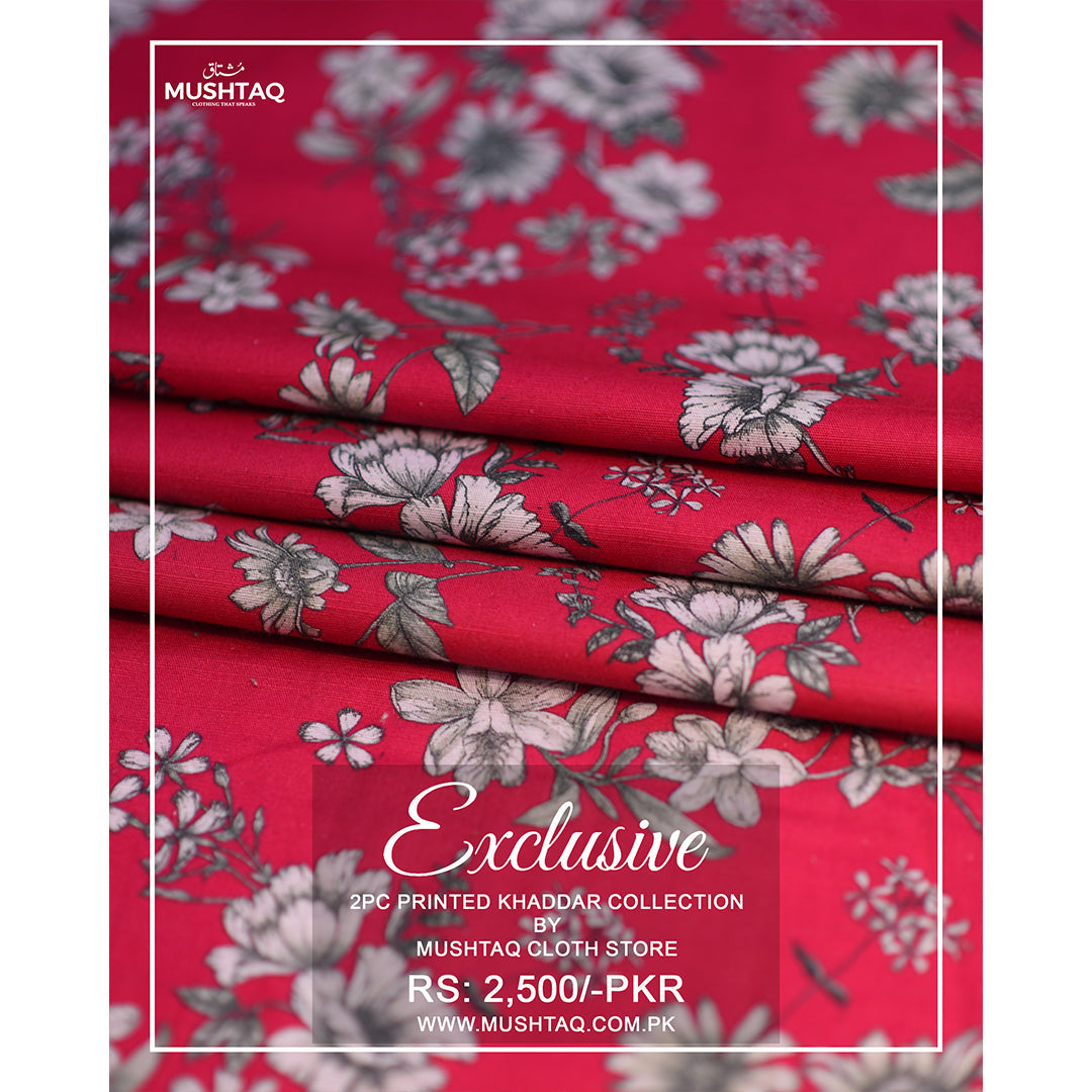 Exclusive 2Pcs printed Khaddar Collection Vol 3  Design - 5