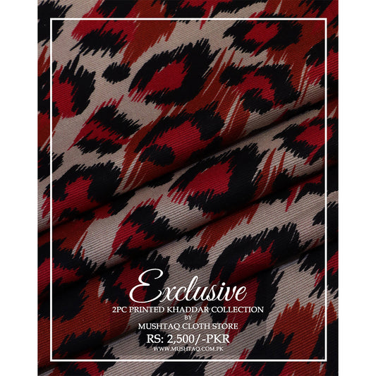 Exclusive 2Pcs printed Khaddar Collection Design - 6