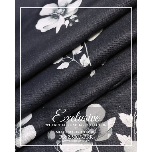 Exclusive 2Pcs printed Khaddar Collection Design - 7