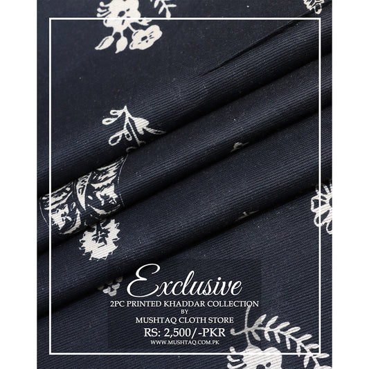 Exclusive 2Pcs printed Khaddar Collection Design - 9