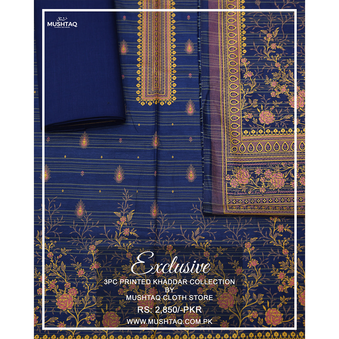 Exclusive 2Pcs printed Khaddar Collection Vol 4  Design - 5