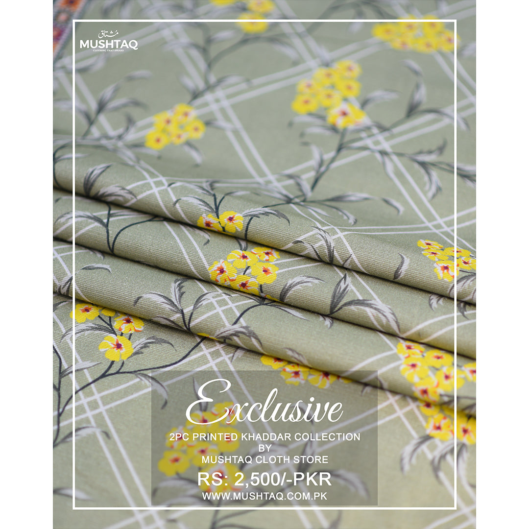 Exclusive 2Pcs printed Khaddar Collection Vol 3  Design - 6