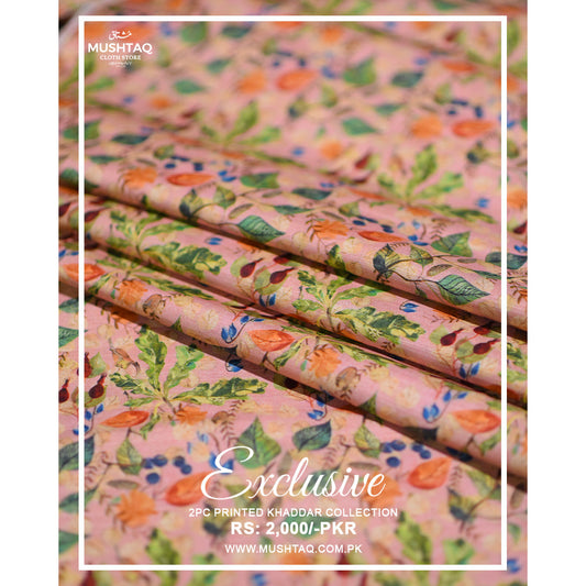 Exclusive 2Pcs Printed Khadder Collection Vol 2 Design - 3