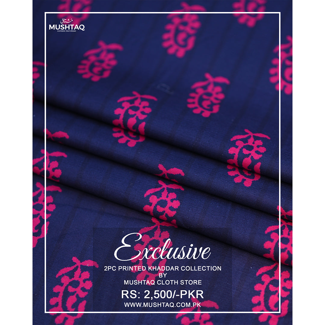 Exclusive 2Pcs printed Khaddar Collection Vol 3  Design - 8