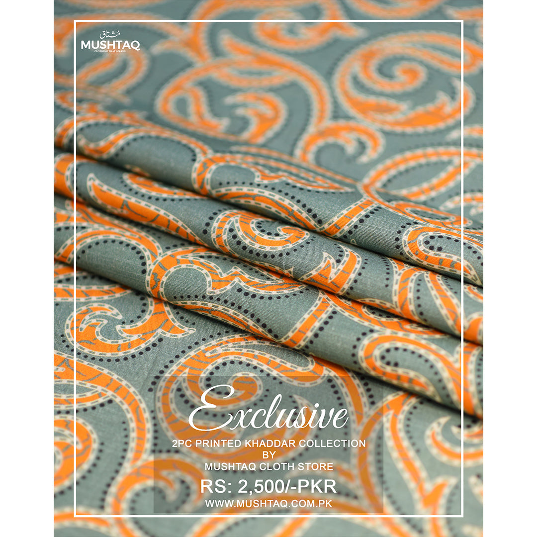 Exclusive 2Pcs printed Khaddar Collection Vol 3  Design - 4