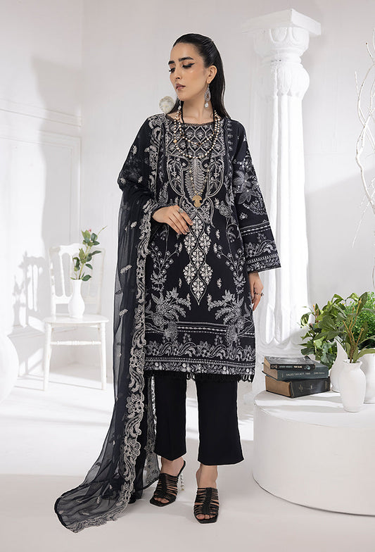 Monochrome Digital Printed Lawn collection-03