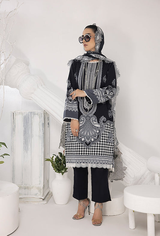 Monochrome Digital Printed Lawn collection-01