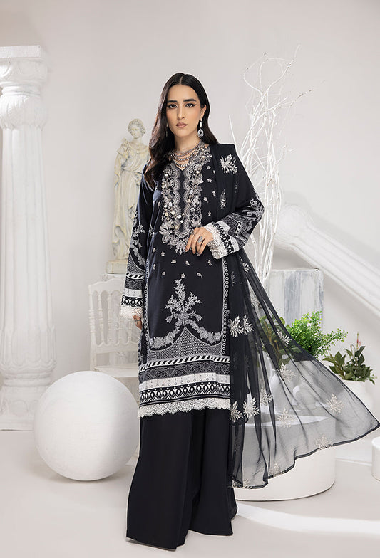 Monochrome Digital Printed Lawn collection-07