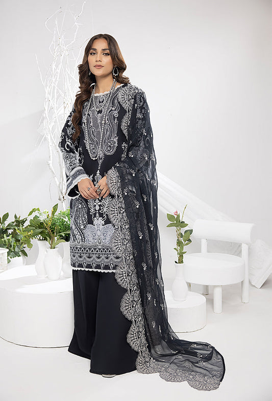 Monochrome Digital Printed Lawn collection-06